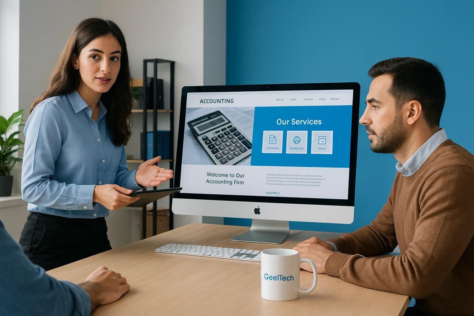 تصميم موقع إلكتروني لشركات المحاسبة والتدقيق المالي في الأردن