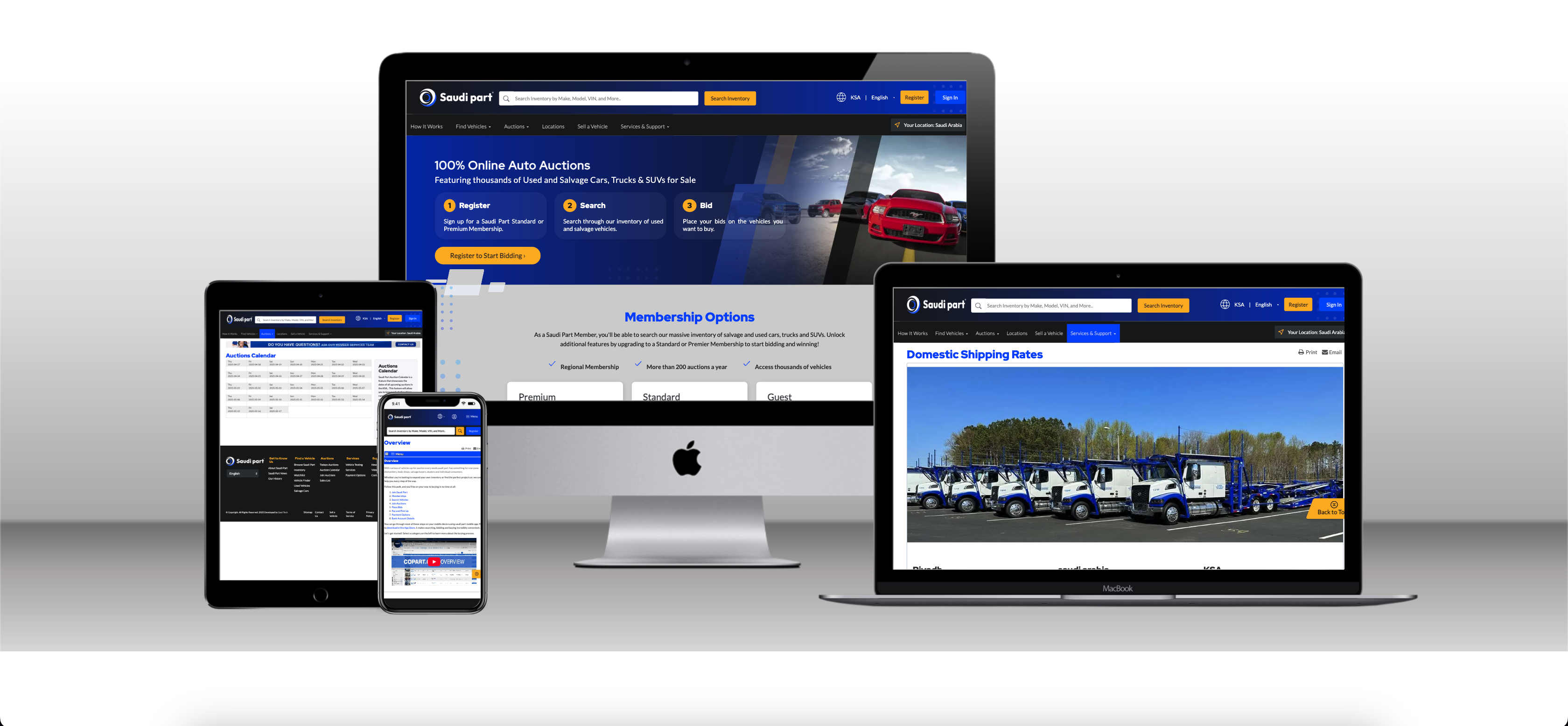 Saudi Part – A Fully Integrated Vehicle Auction Platform Built by Geel Tech