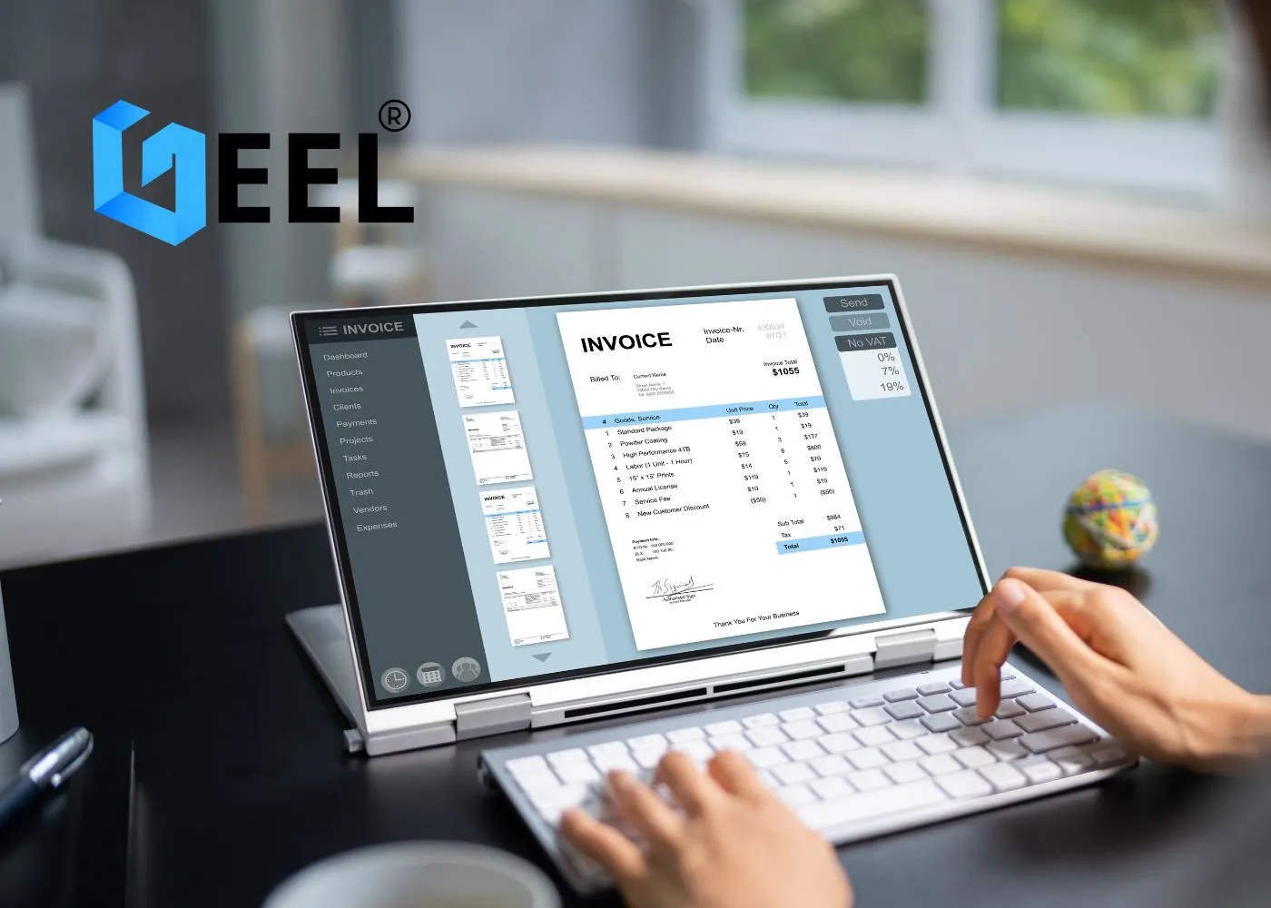 Sales and E-Invoicing System Integrated with Jordan’s National E-Invoicing System - GeelTech