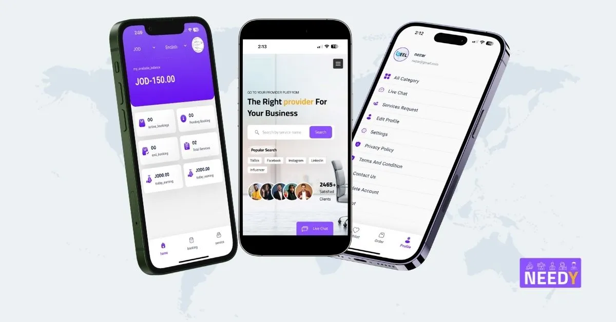 Needy Jo – Your Smart Platform for Freelance Microservices in Jordan